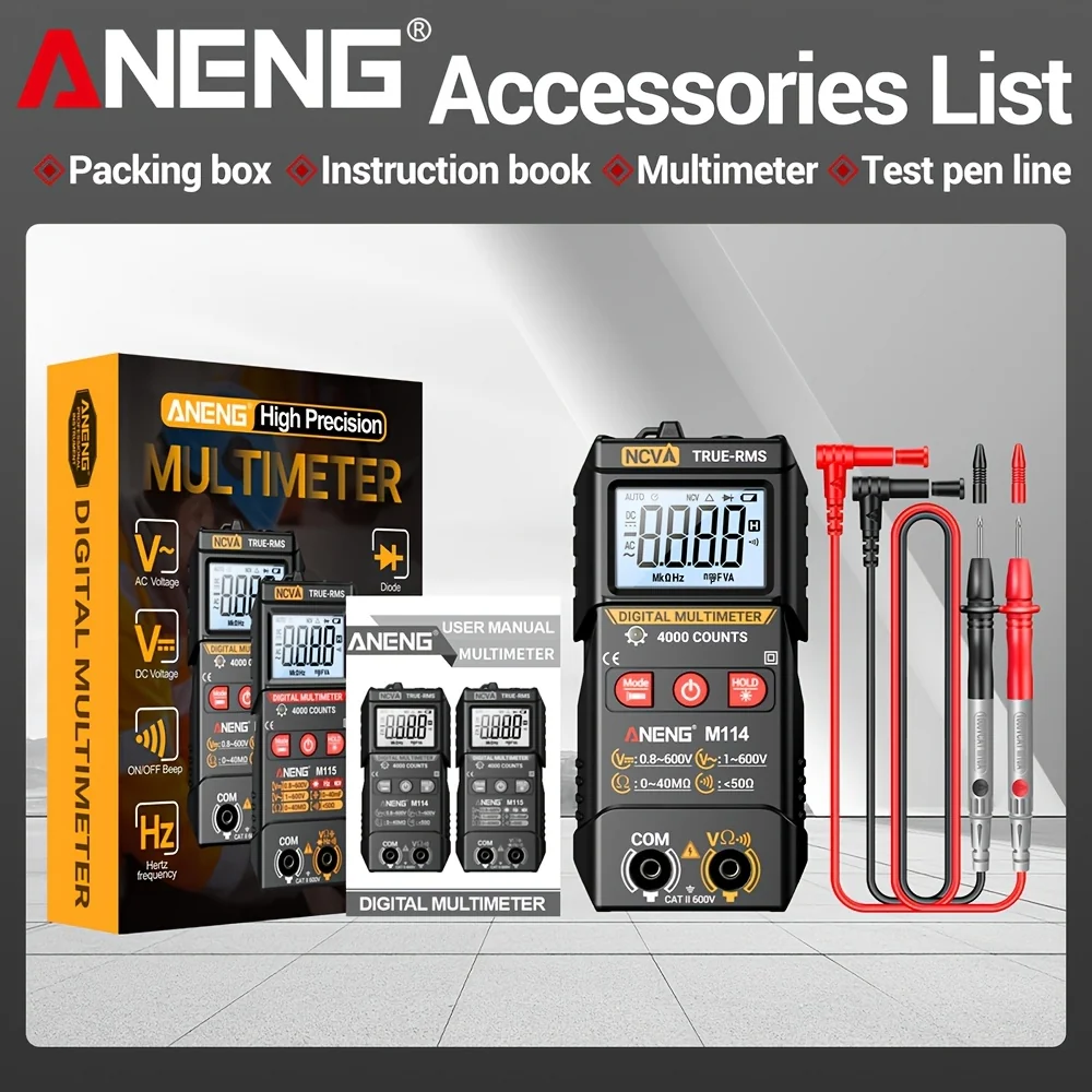 ANENG M114 Multimeter view 10