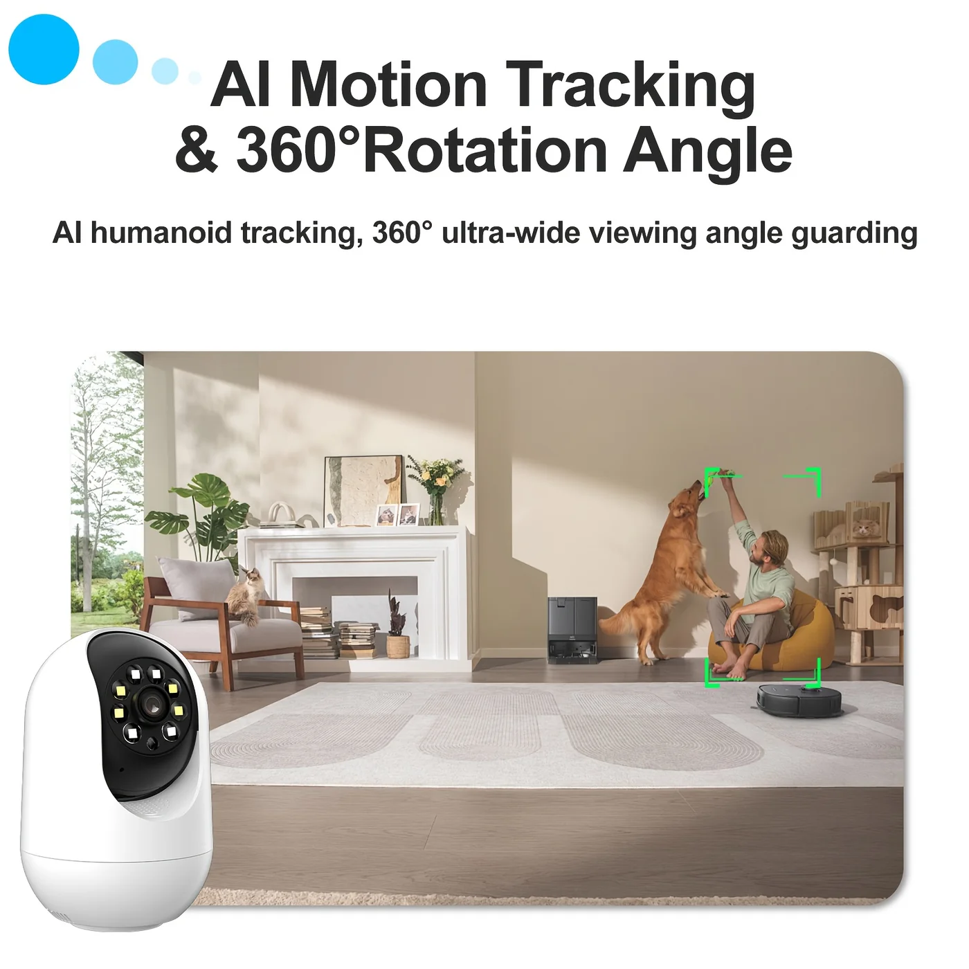 Tracking Wireless Security Camera view 2