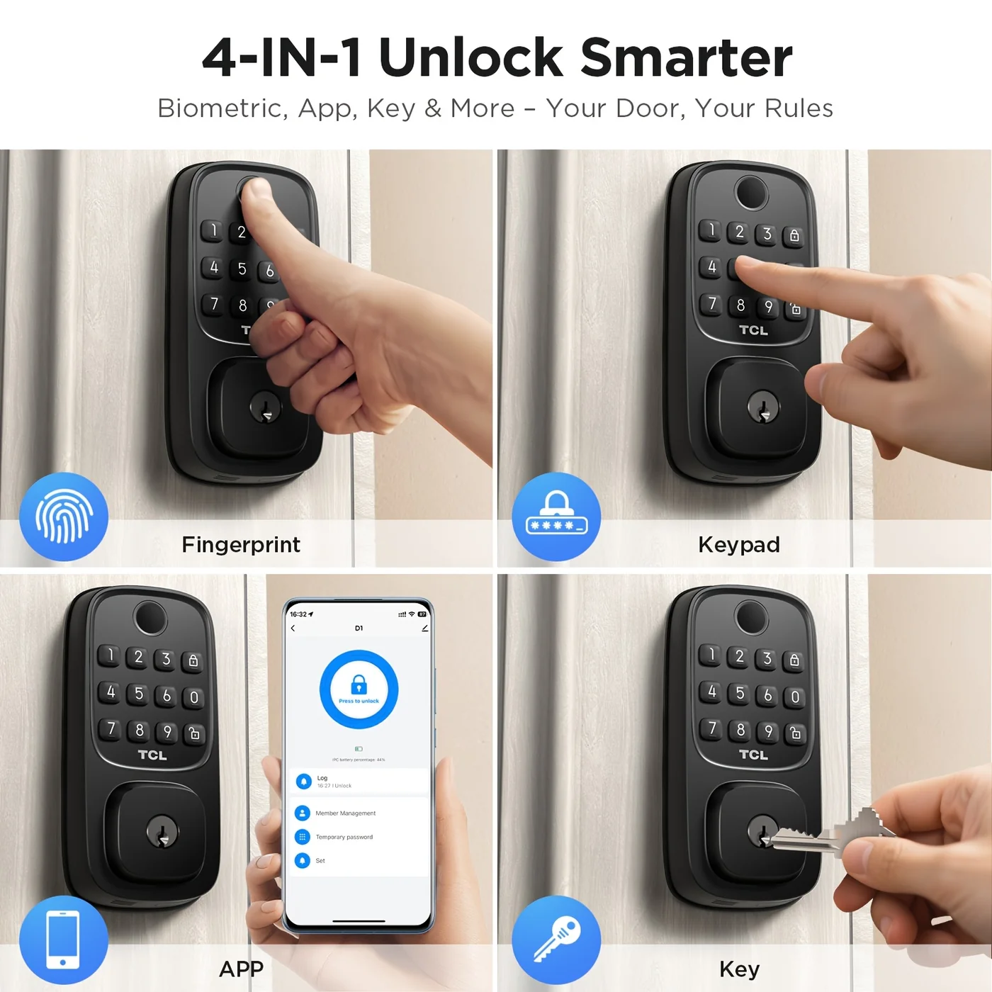 TCL D1 Smart Door Lock view 5