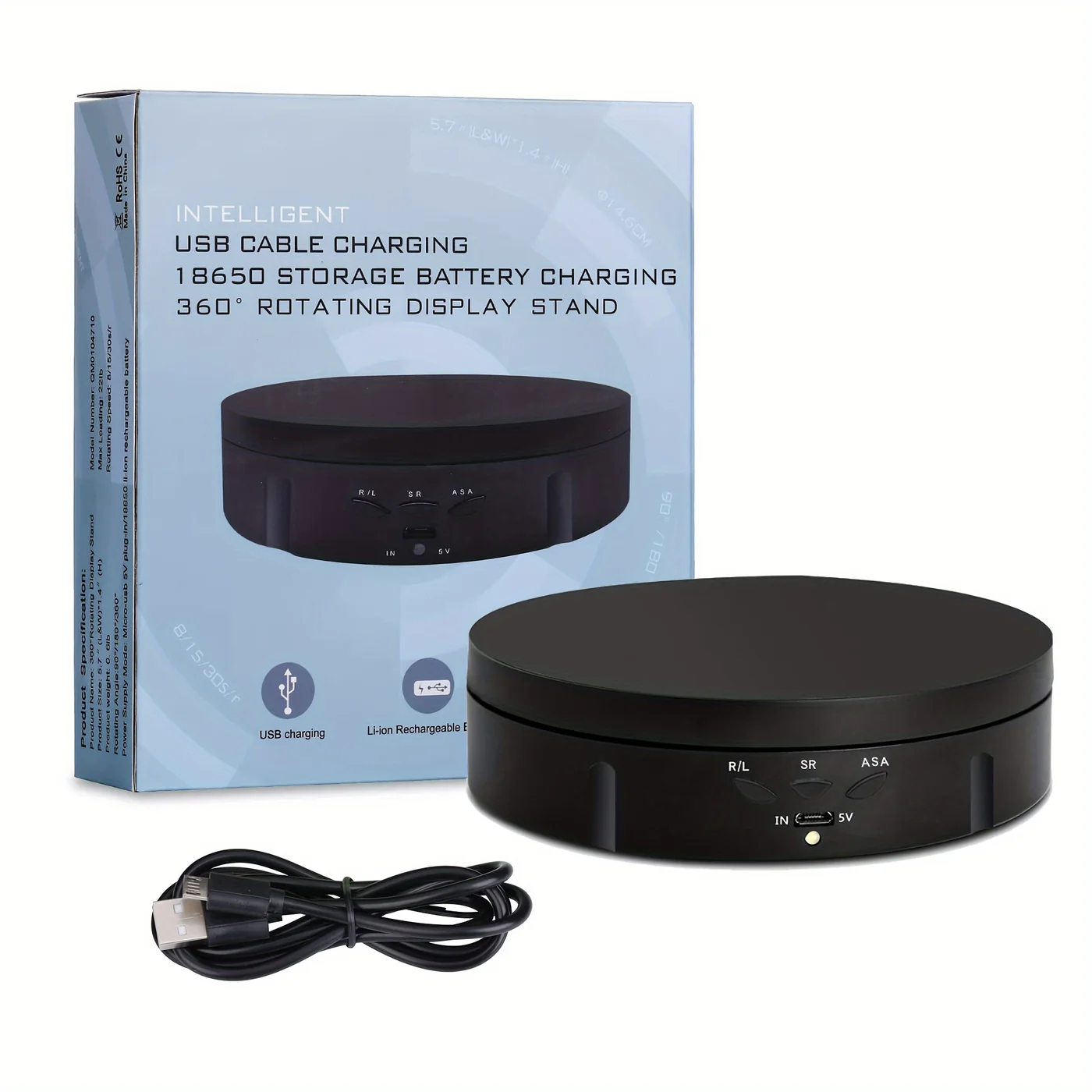 Motorized 360 Rotating Display Stand additional view