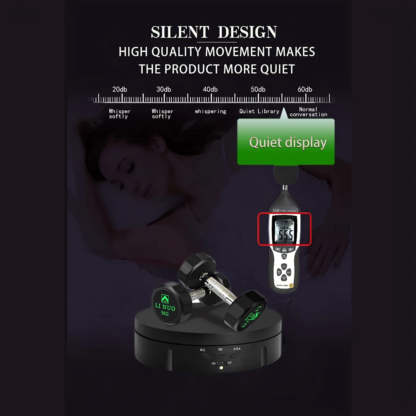 Motorized 360 Rotating Display Stand view 8