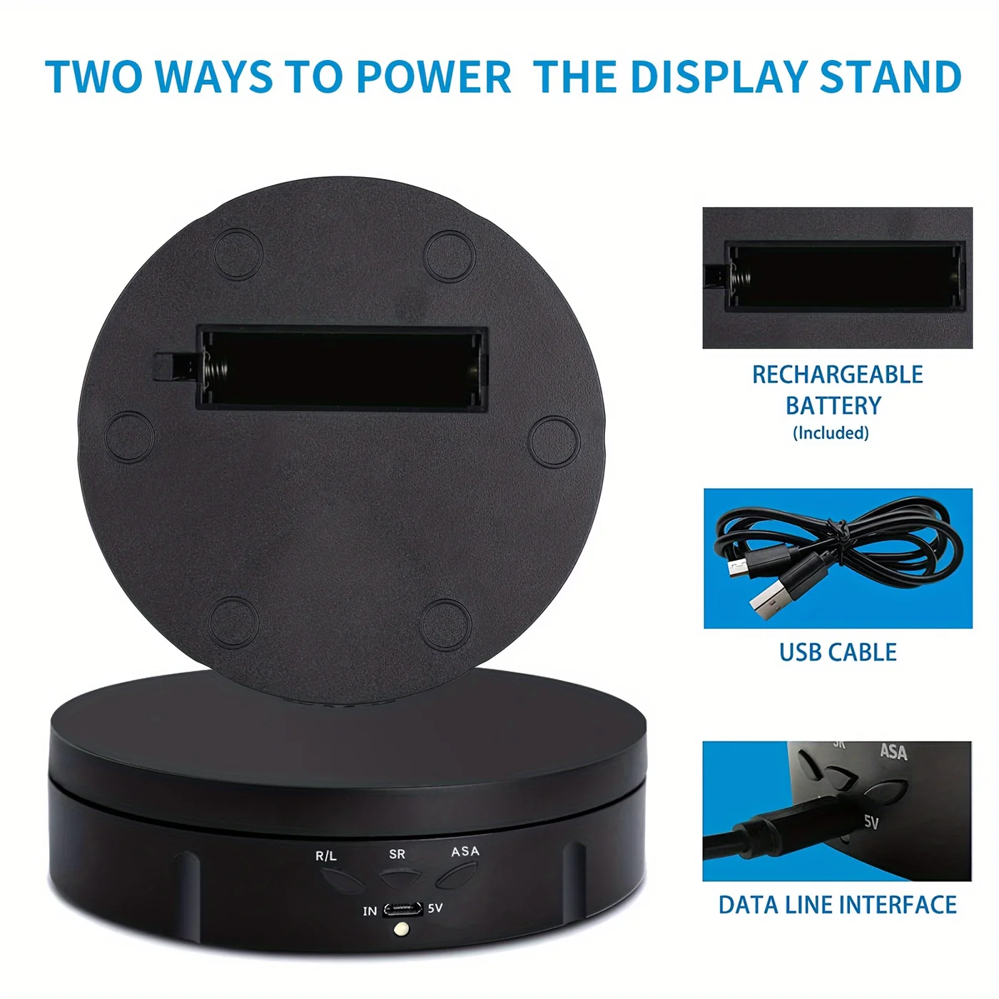Motorized 360 Rotating Display Stand view 9