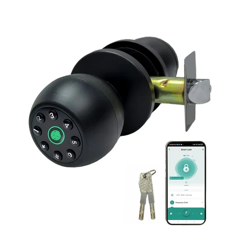 Fingerprint Smart Door Knob view 1