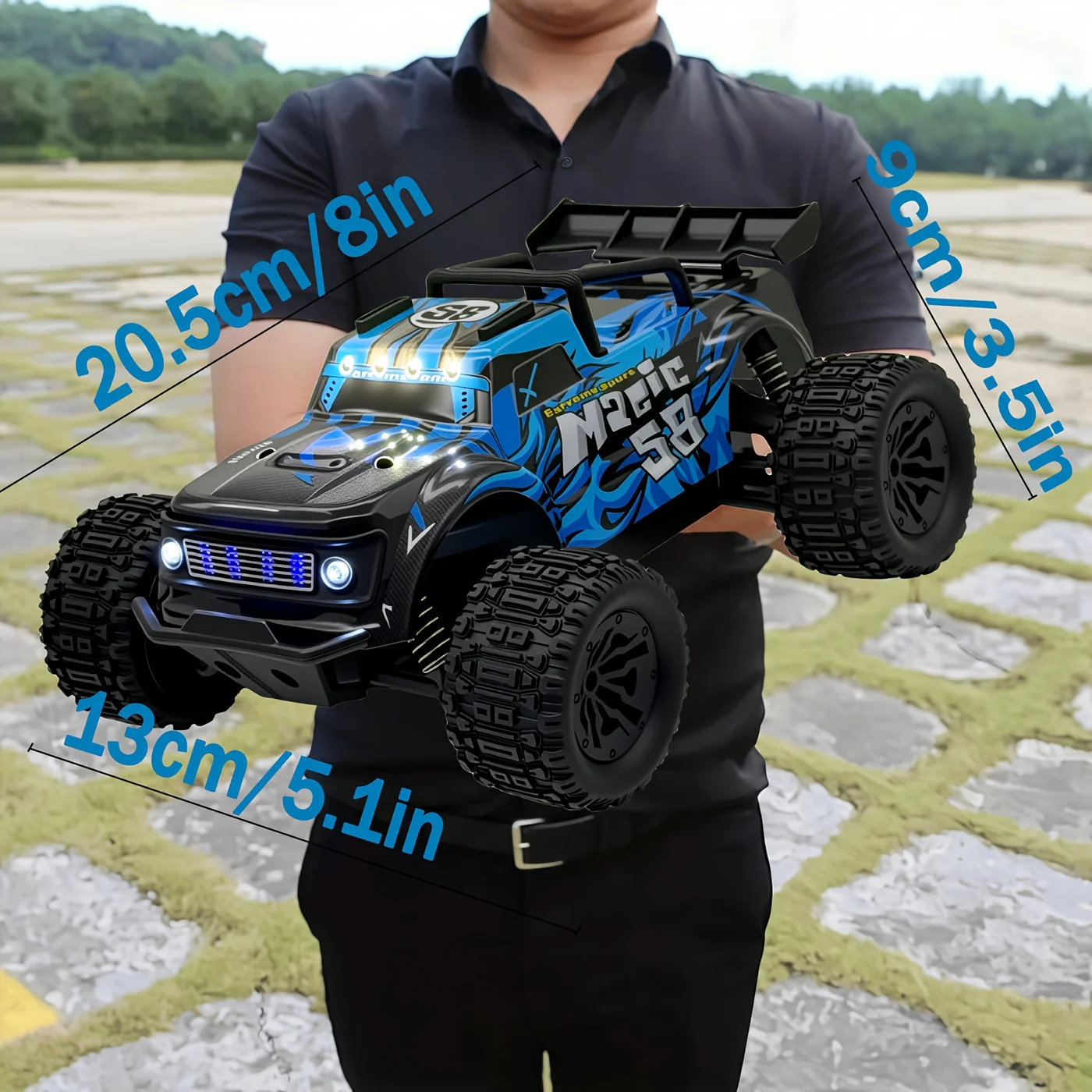 1:18 High-Speed Off-Road RC Truck view 2