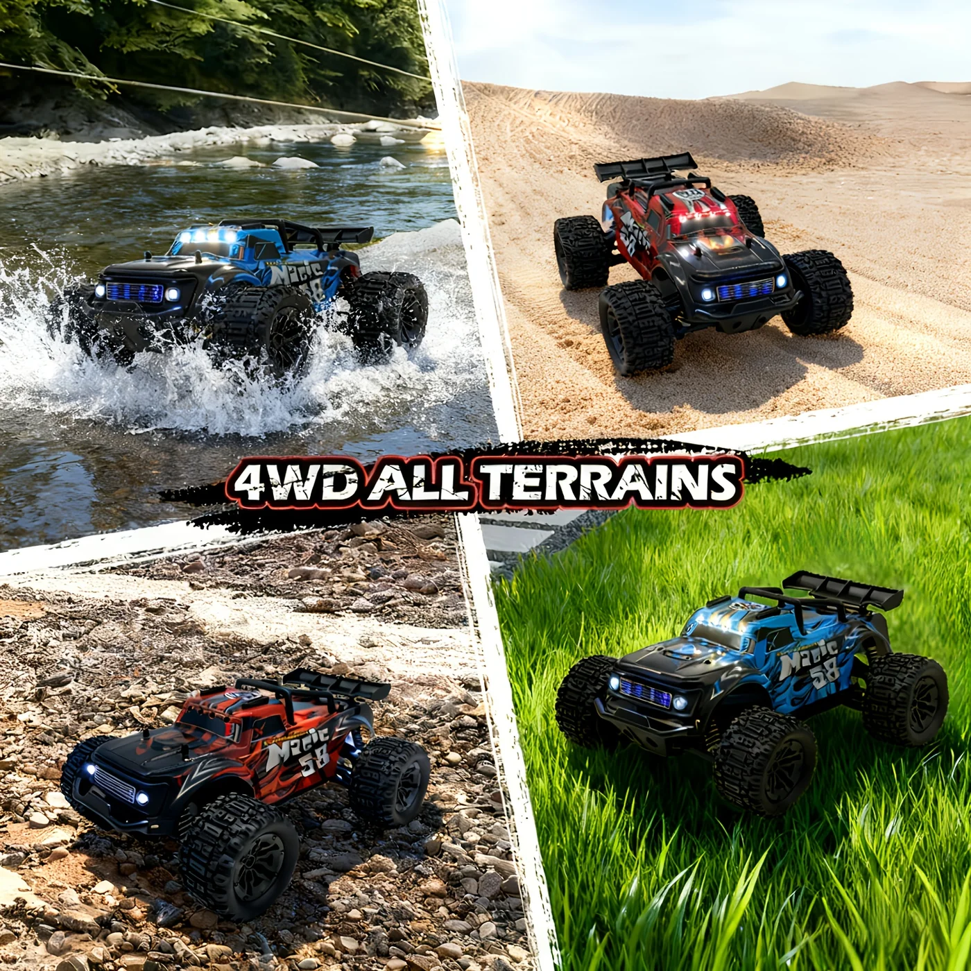 1:18 High-Speed Off-Road RC Truck view 4