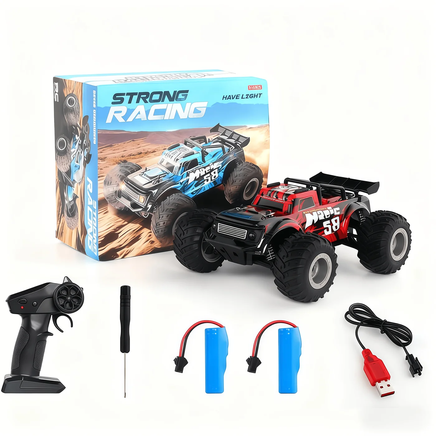 1:18 High-Speed Off-Road RC Truck view 10