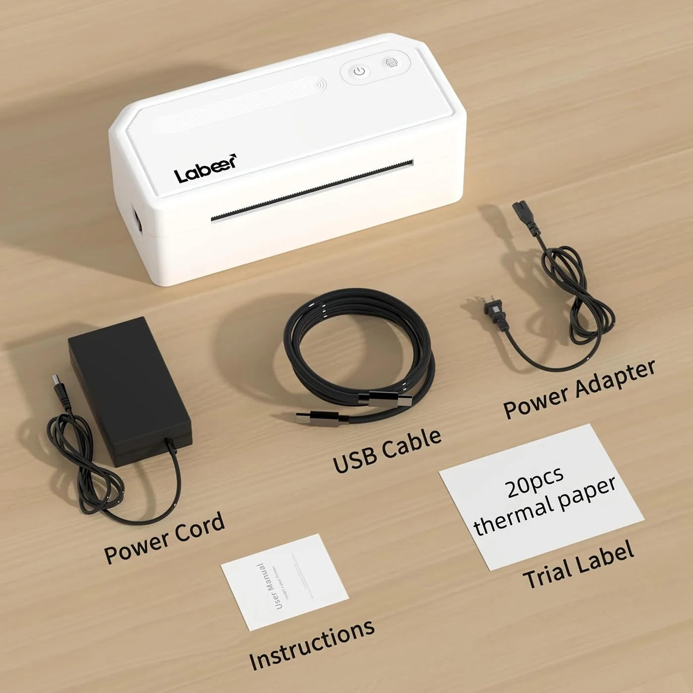 LABEER Desktop Shipping Label Printer view 3