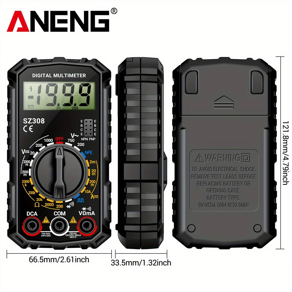 ANENG 1999 Counting Digital Multimeter view 3