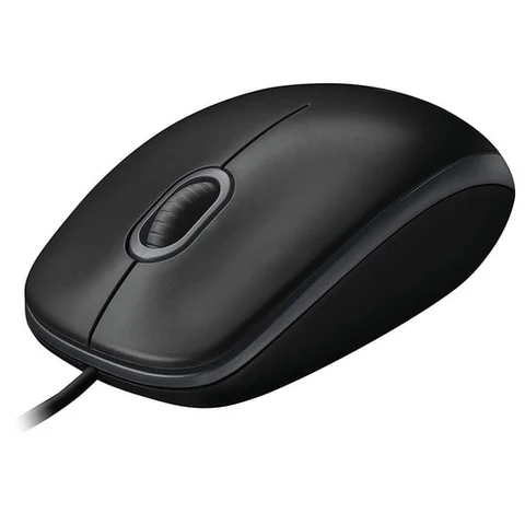 Logitech B100 Optical USB Mouse Black view 1