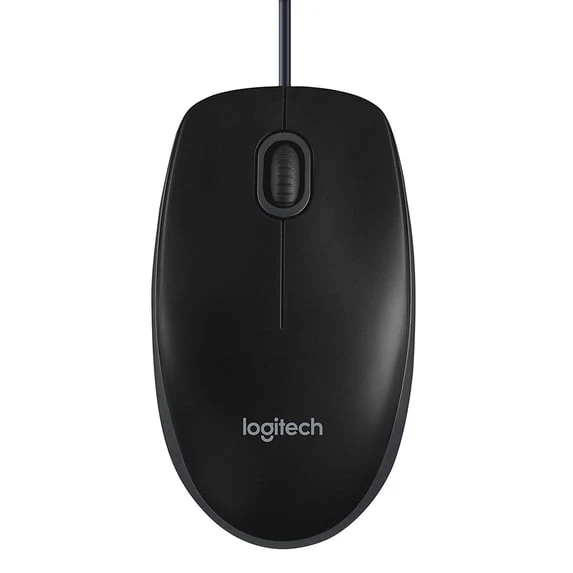 Logitech B100 Optical USB Mouse view 3