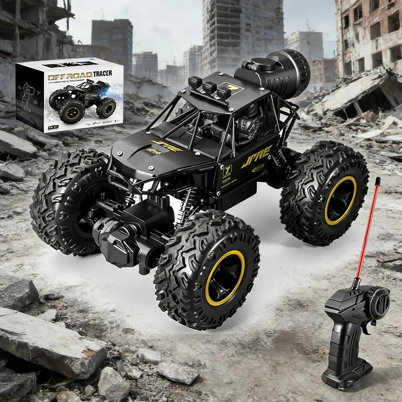 1:16 2.4GHz Off-Road Tail Jet Truck Rechargeable Batteries view 1