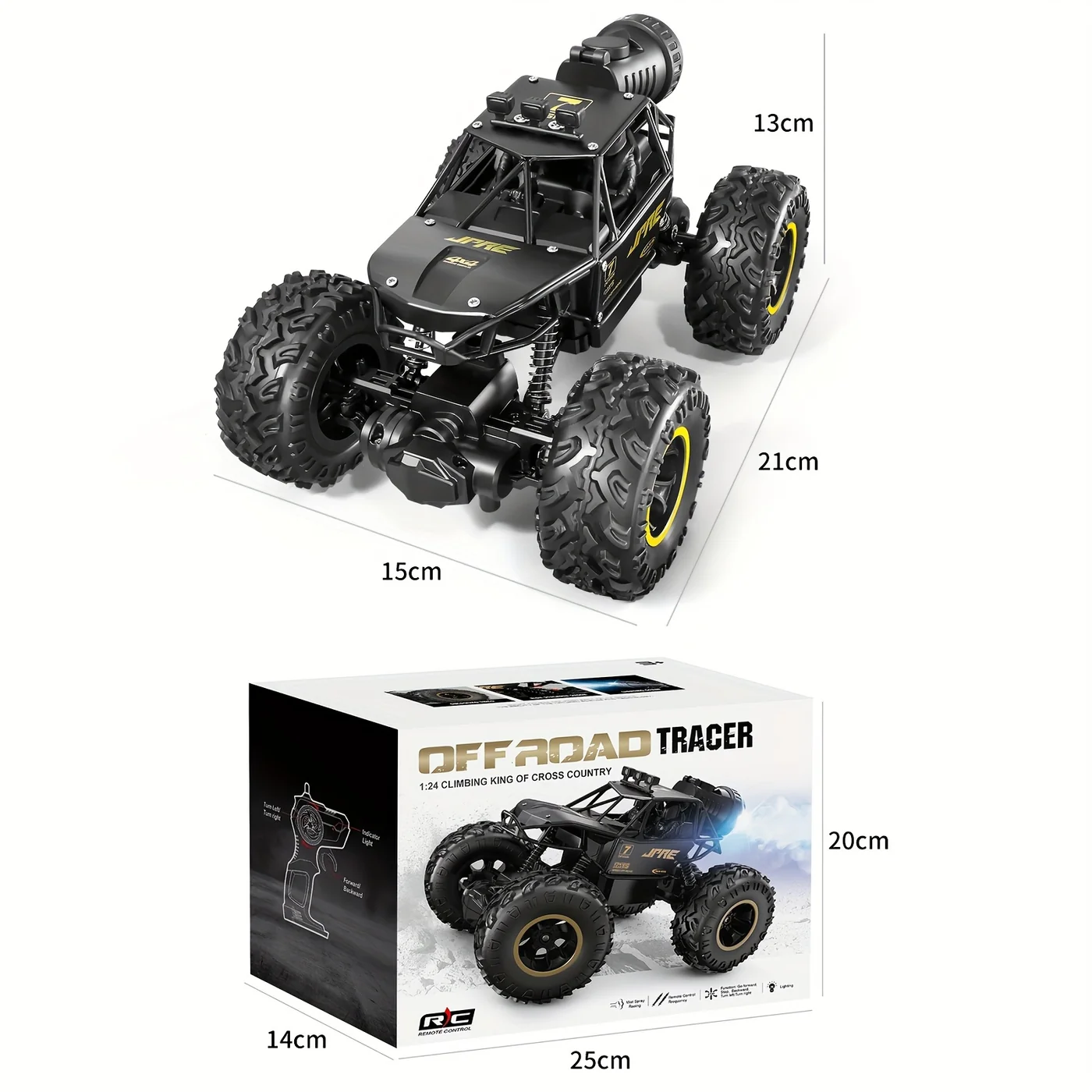1:16 2.4GHz Off-Road Tail Jet Truck view 10