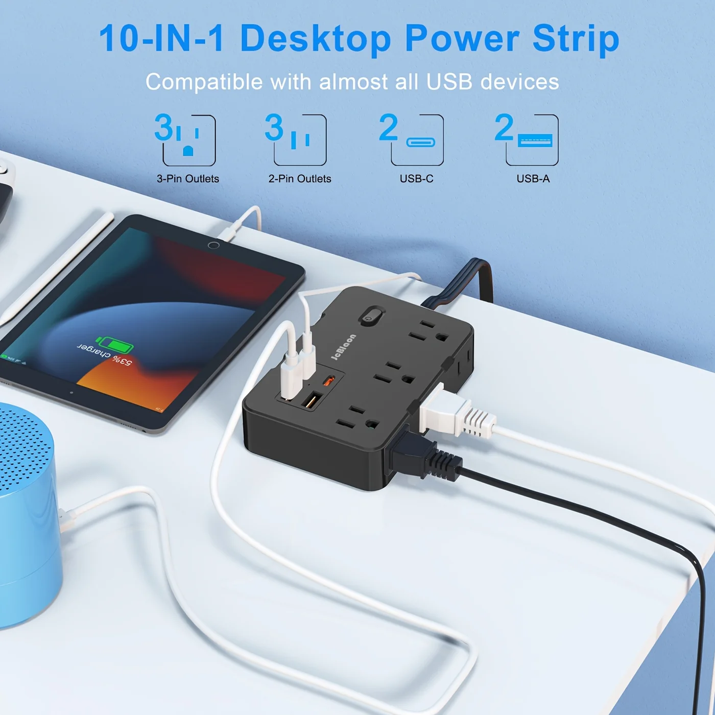 10-in-1 Power Strip view 9