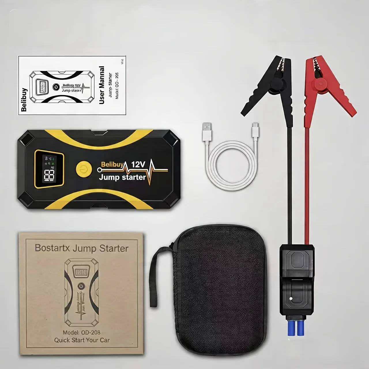 Portable Car Jump Starter Power Bank view 4