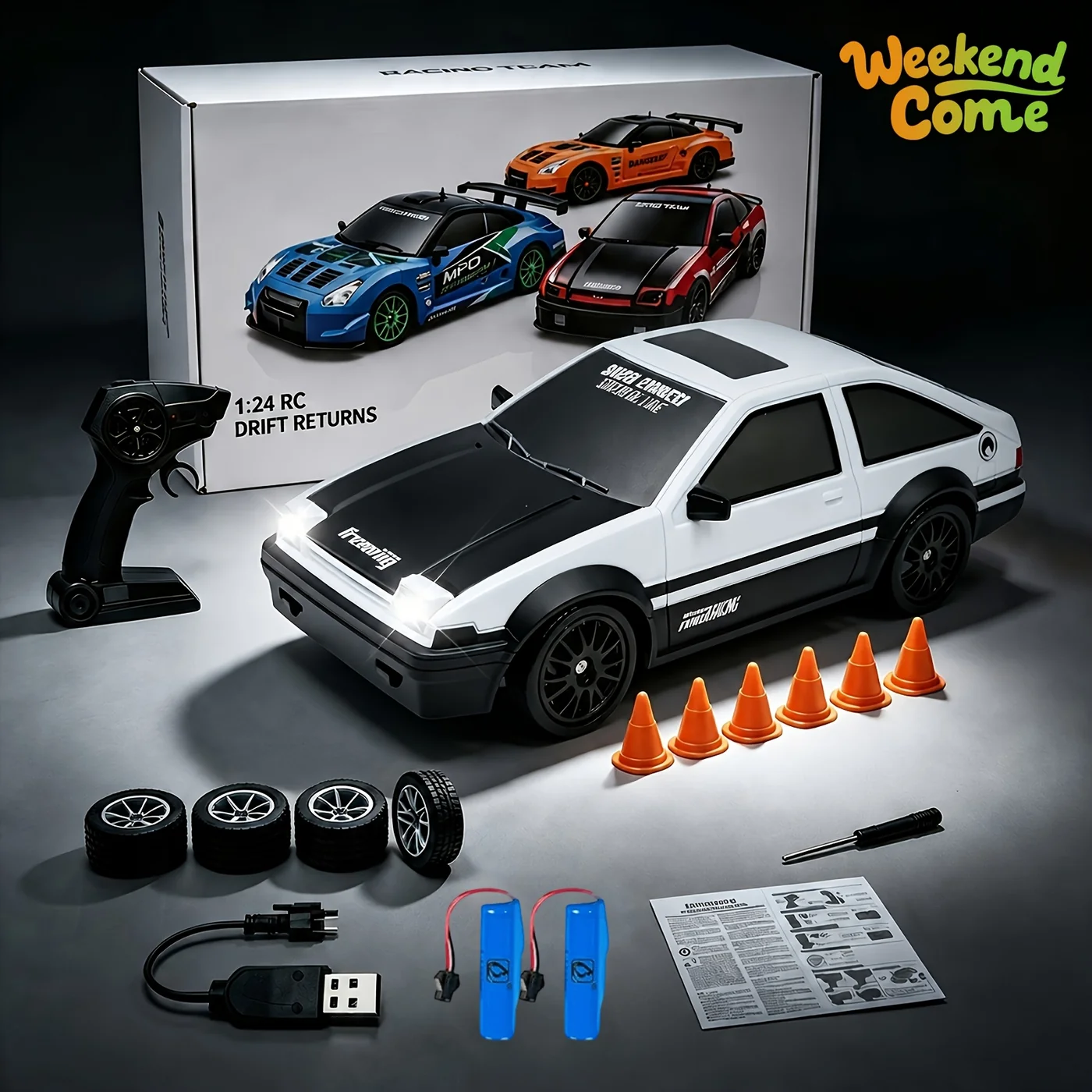 1:24 High-Speed RC Drift Car view 12