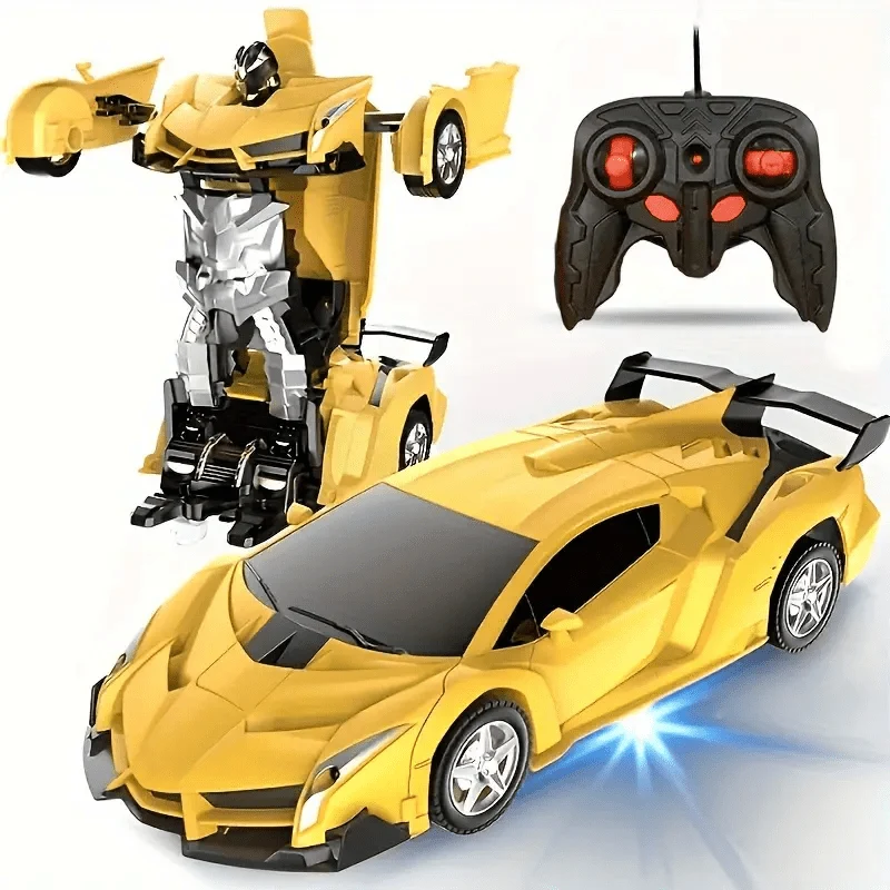1:18 Scale Transforming Car Robot Toy One-Button Deformation view 1