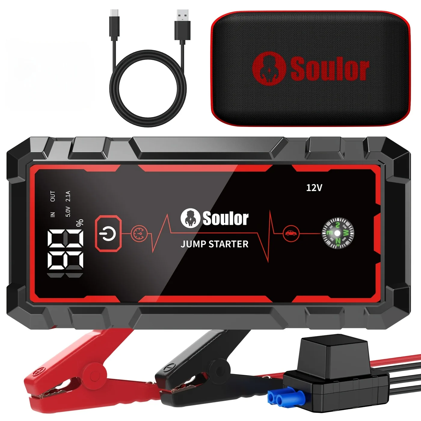 Solar Car Jump Starter view 3