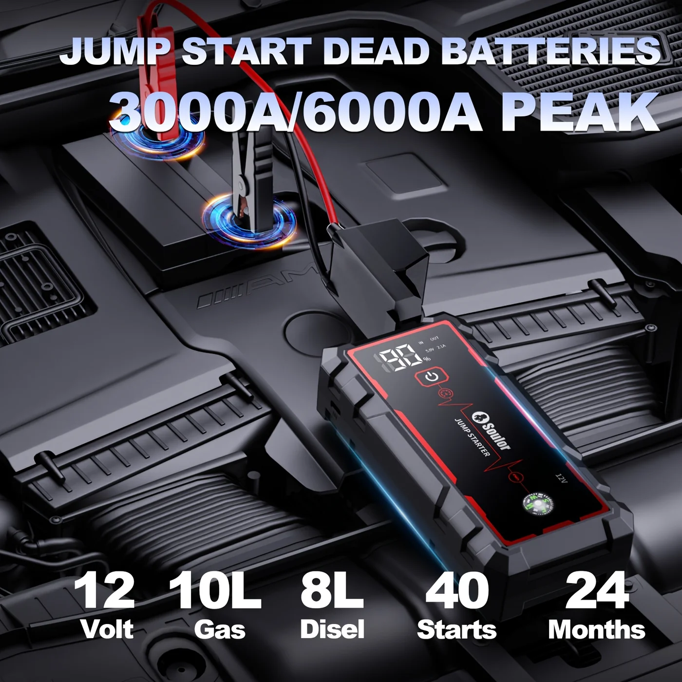 Solar Car Jump Starter view 4