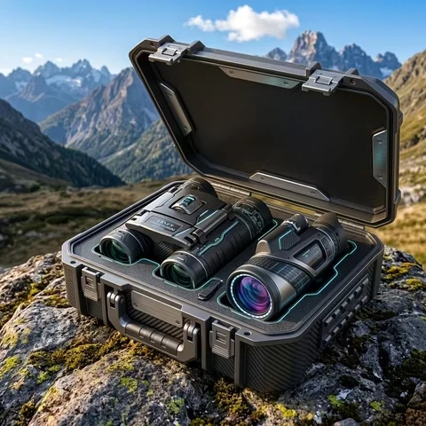 Binoculars + Monocular Set