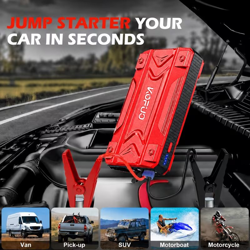 Kofuo 3000A Jump Starter Portable Car Battery Booster