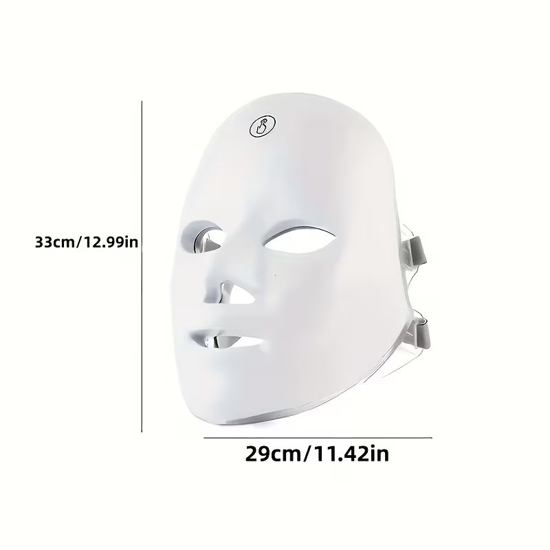 7-Color LED Facial Mask Phototherapy Skincare Device