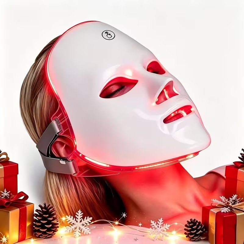 7-Color LED Facial Mask Phototherapy Skincare Device