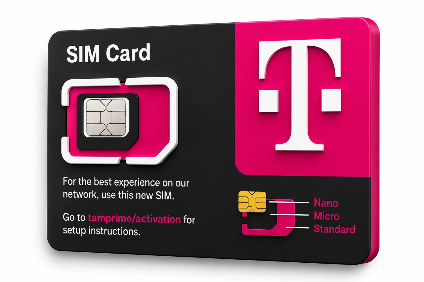 T-Mobile Prepaid SIM Card Kit | 5G Ready | Fast Activation
