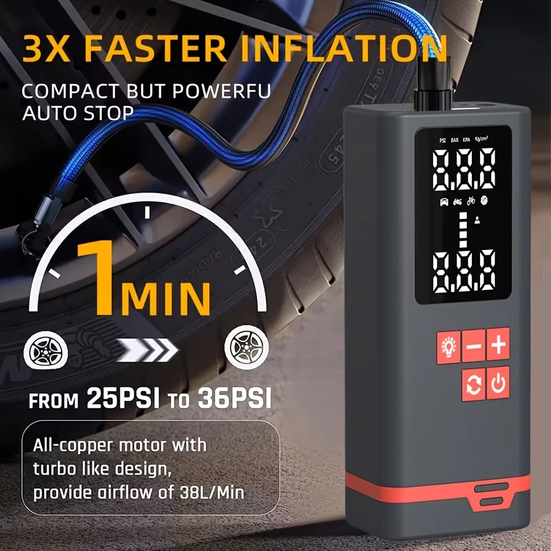 Portable Tire Inflator Air Compressor view 9