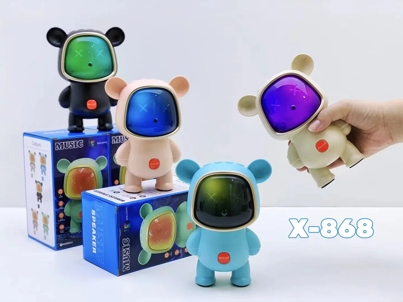 tamACX Bear Style Wireless Bluetooth Speaker