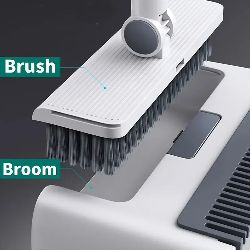 3-in-1 Foldable Broom and Mop Set view 3