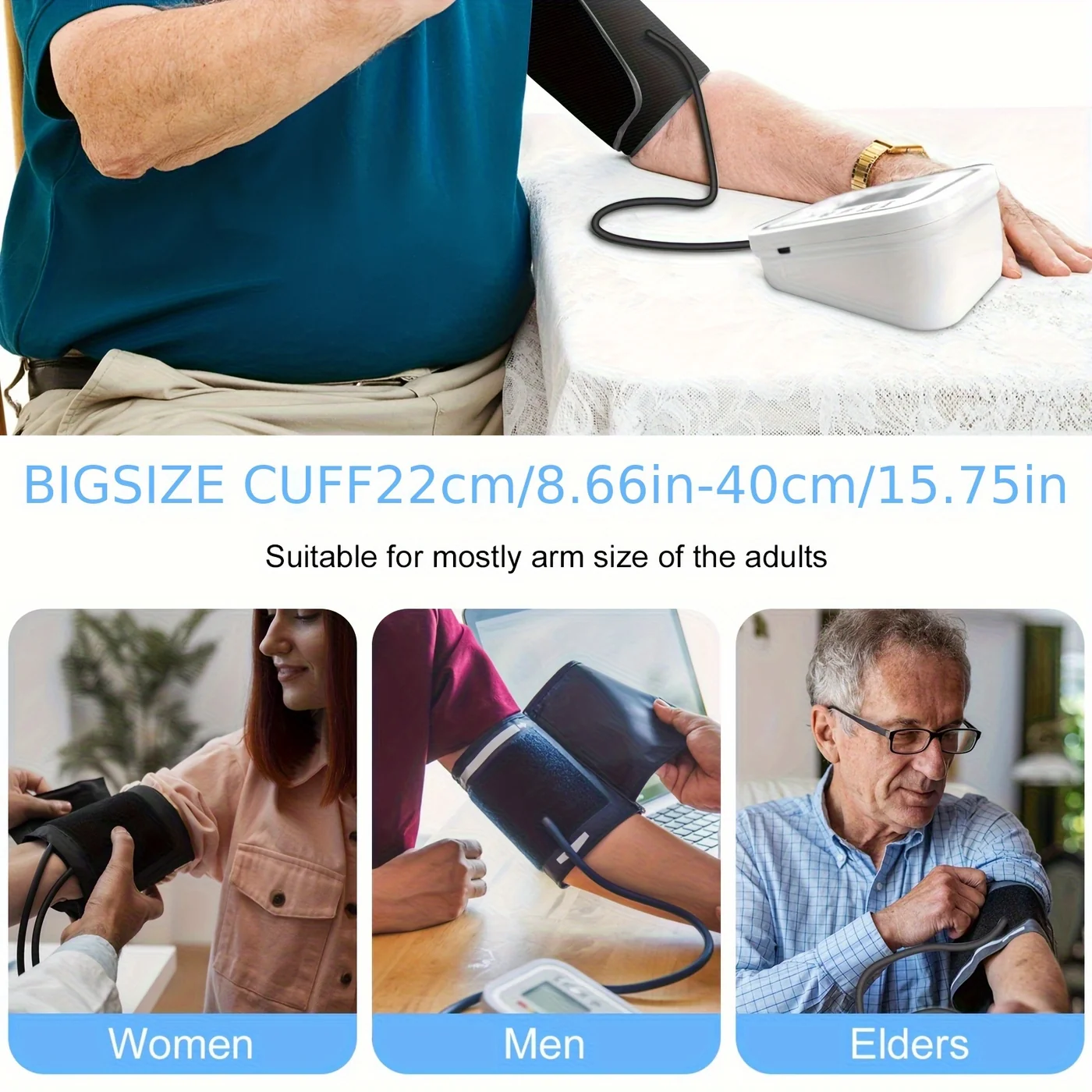 Blood Pressure Monitor Upper Arm view 6