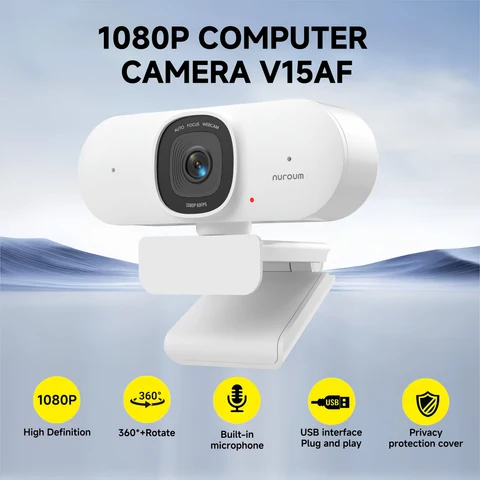 NUROUM 1080P Auto Focus Webcam view 4