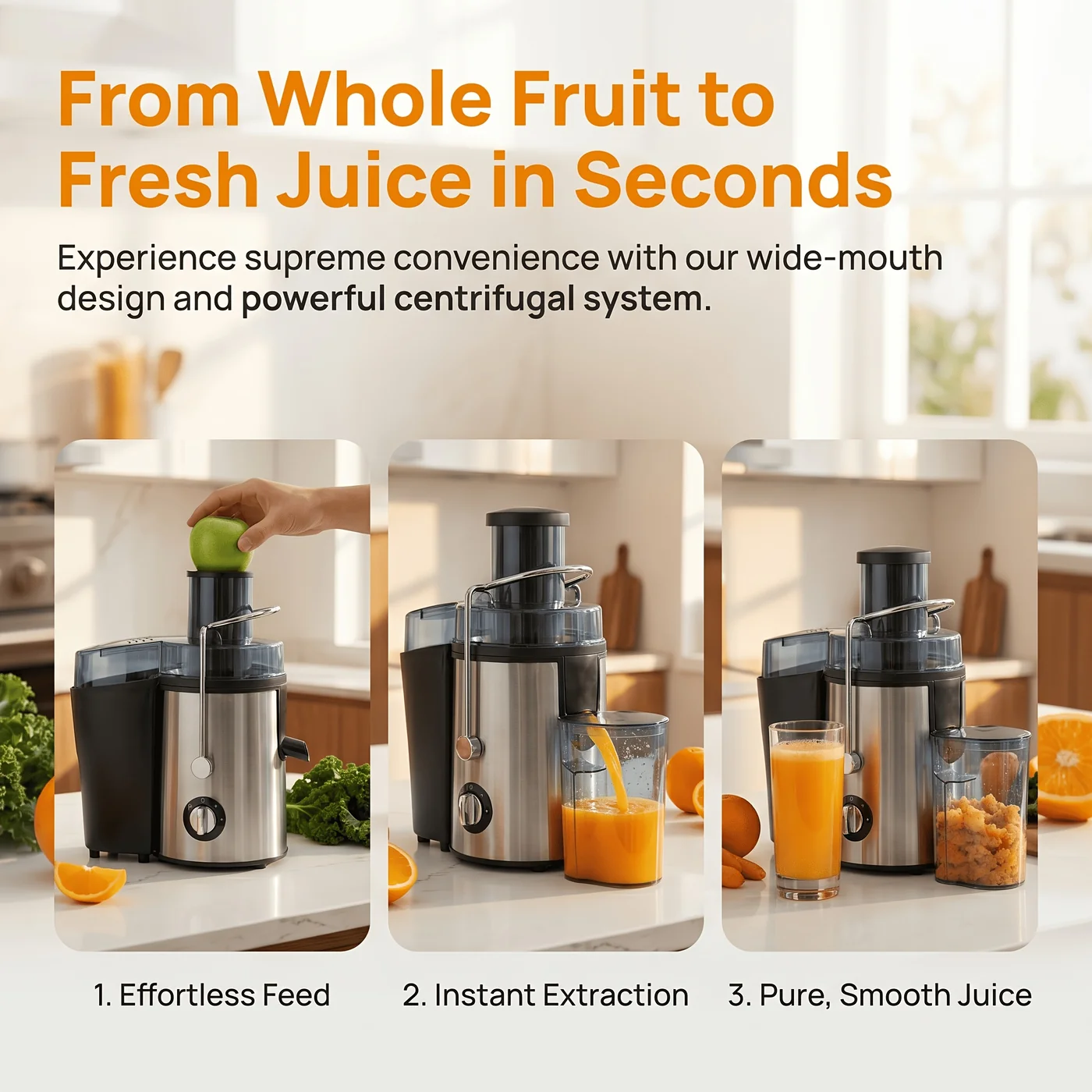 Fruit Vegetable Centrifugal Juicer view 7