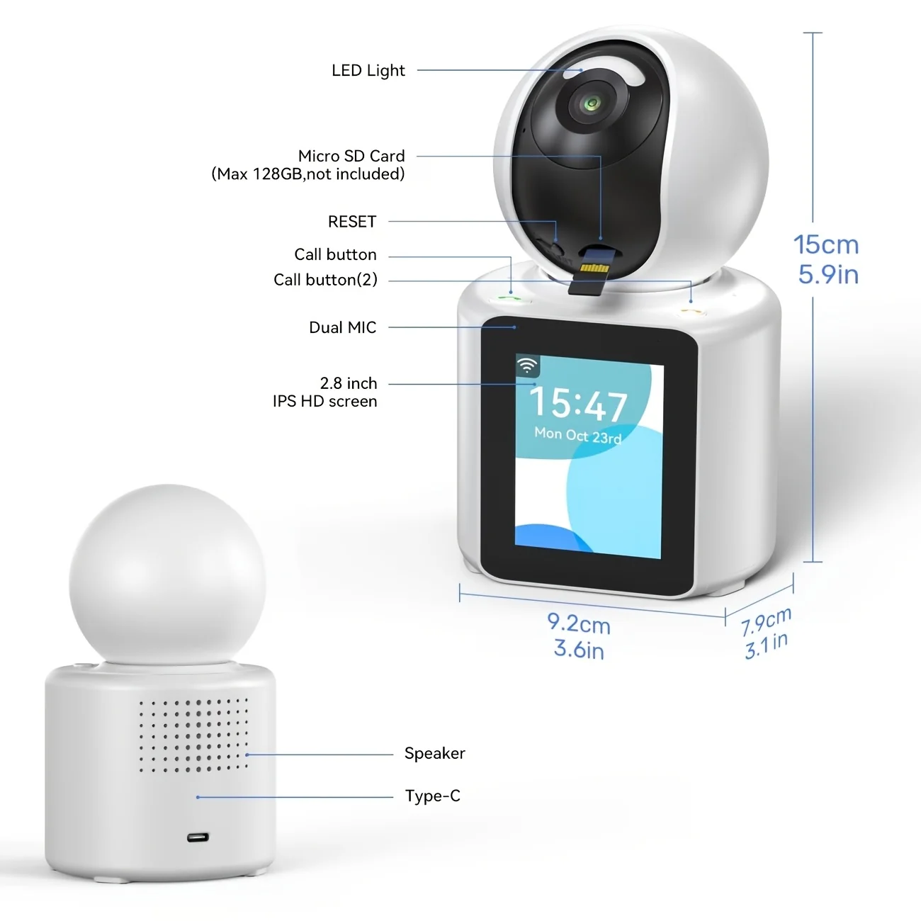 NKCCNUR Indoor Video Calling Camera view 2