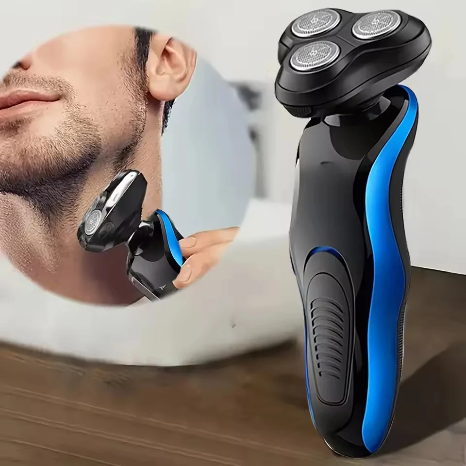 4-in-1 Three-Head Electric Shaver Set Men Washable USB Rechargeable view 1