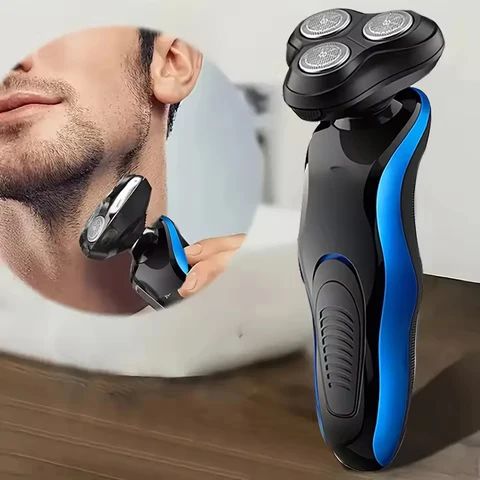 4-in-1 Three-Head Electric Shaver Set Men Washable USB Rechargeable view 1
