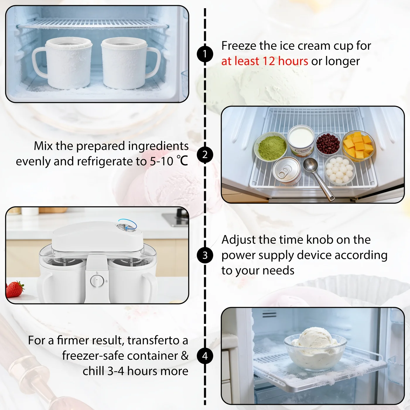 tamACX Ice Cream Maker view 3