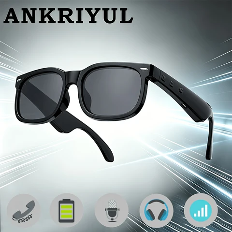 Wireless Glasses with Microphone view 1