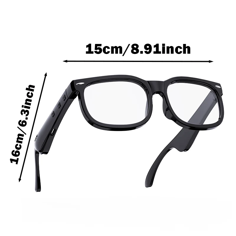 Wireless Glasses with Microphone view 2