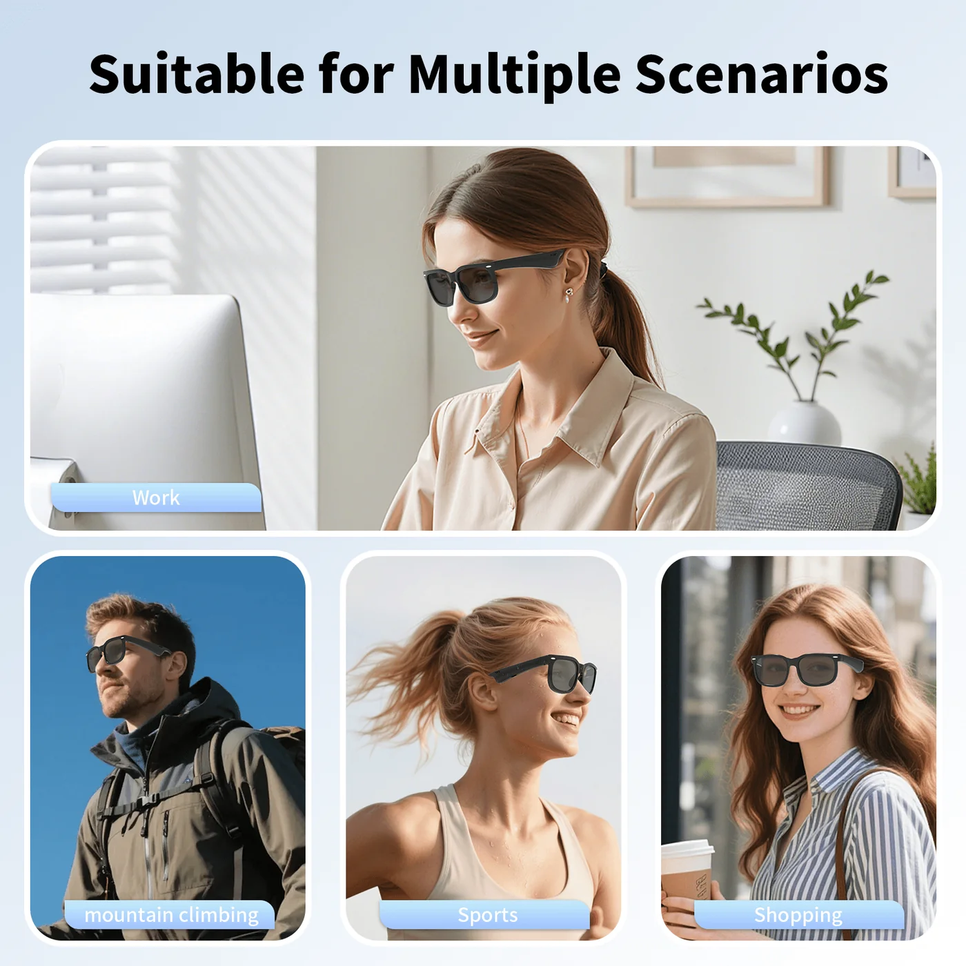 Wireless Glasses with Microphone view 7