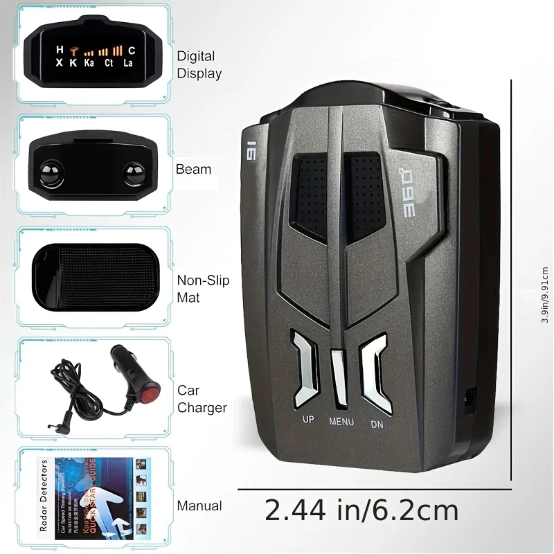 V9 Advanced Radar Detector view 3