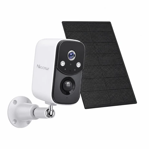 Solar Security Camera Wireless Outdoor 1296P HD Color Night Vision WiFi view 1