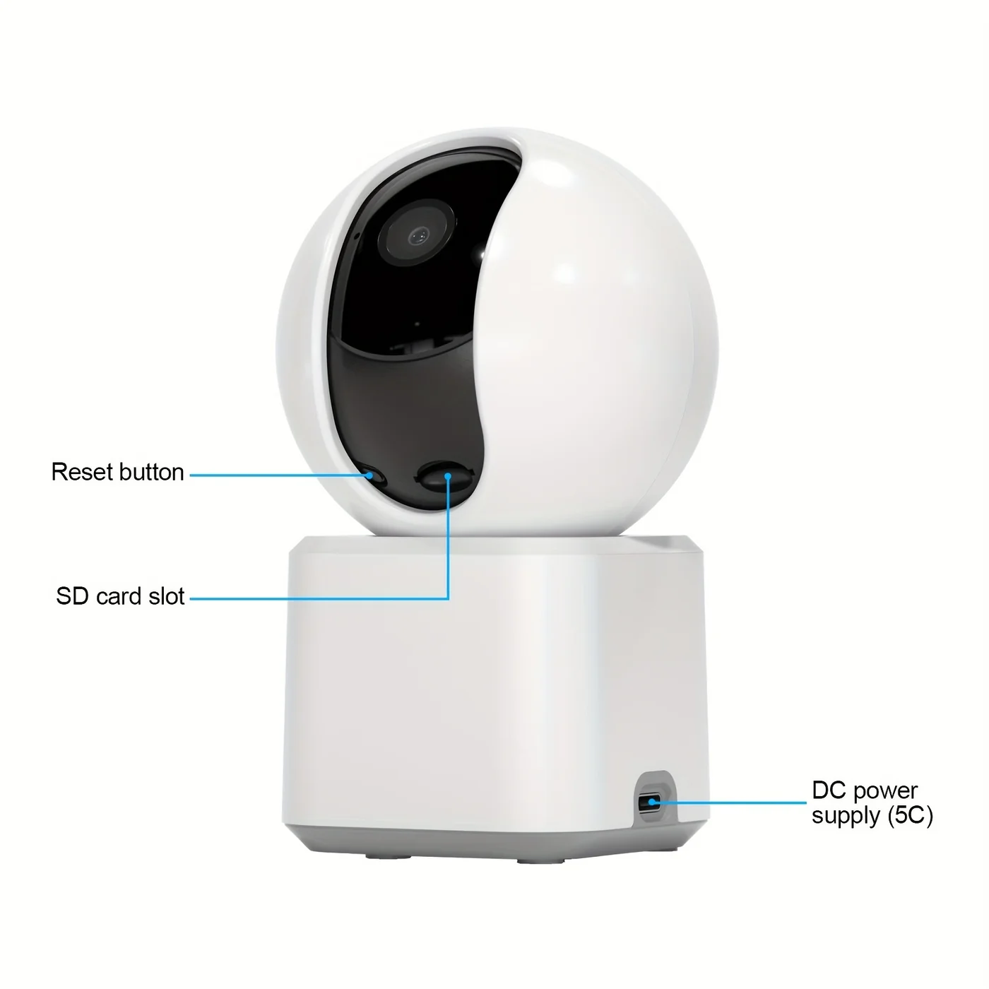 Indoor Baby Monitor Camera view 1