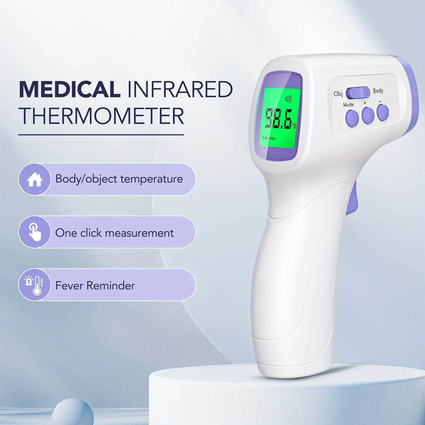3-in-1 Non-Contact Digital Forehead Thermometer view 1