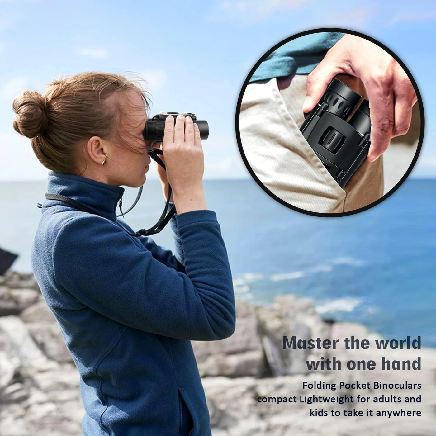 8X21 Mini Pocket Binoculars view 4