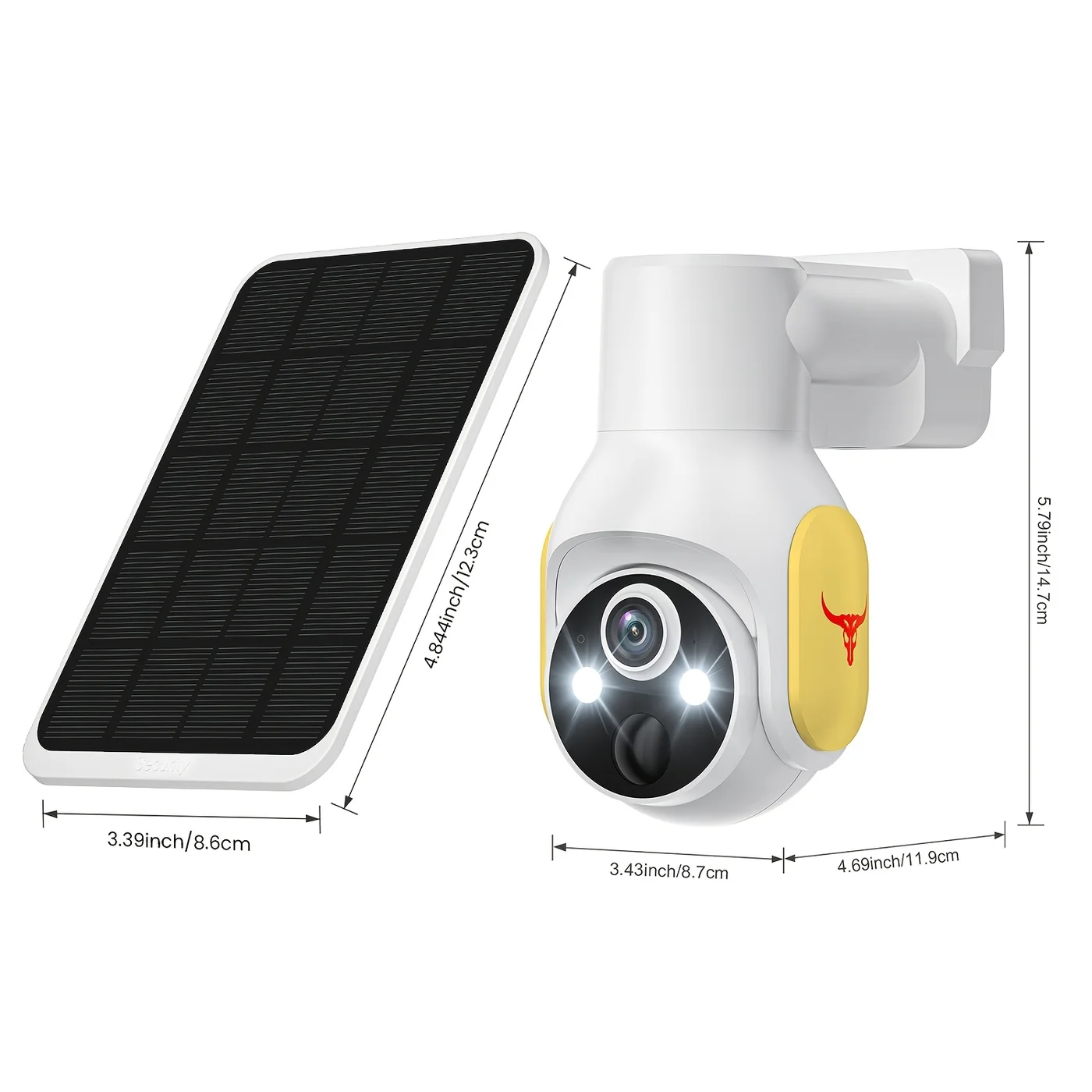 4G LTE Outdoor Security Camera view 2
