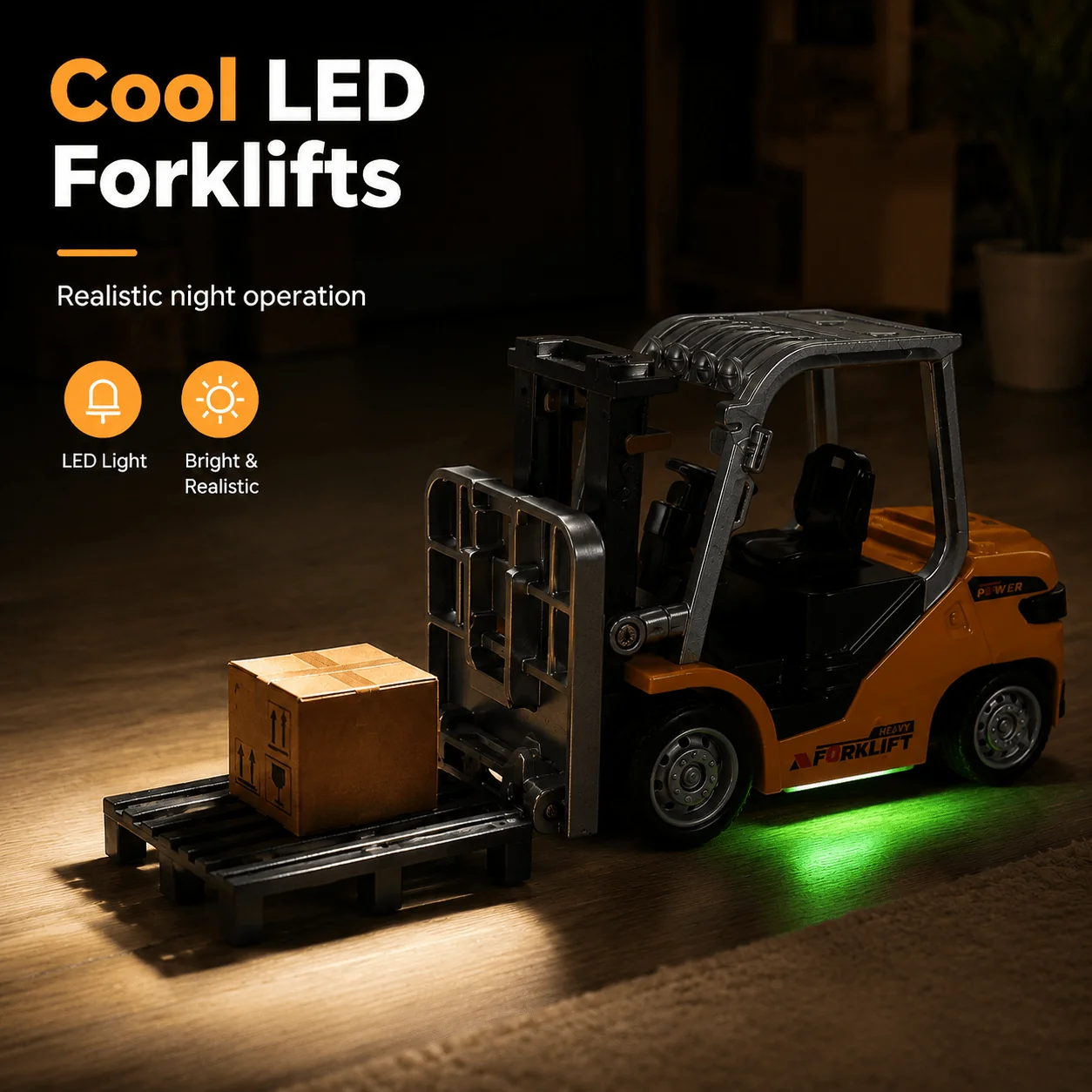 Alloy RC Forklift view 4