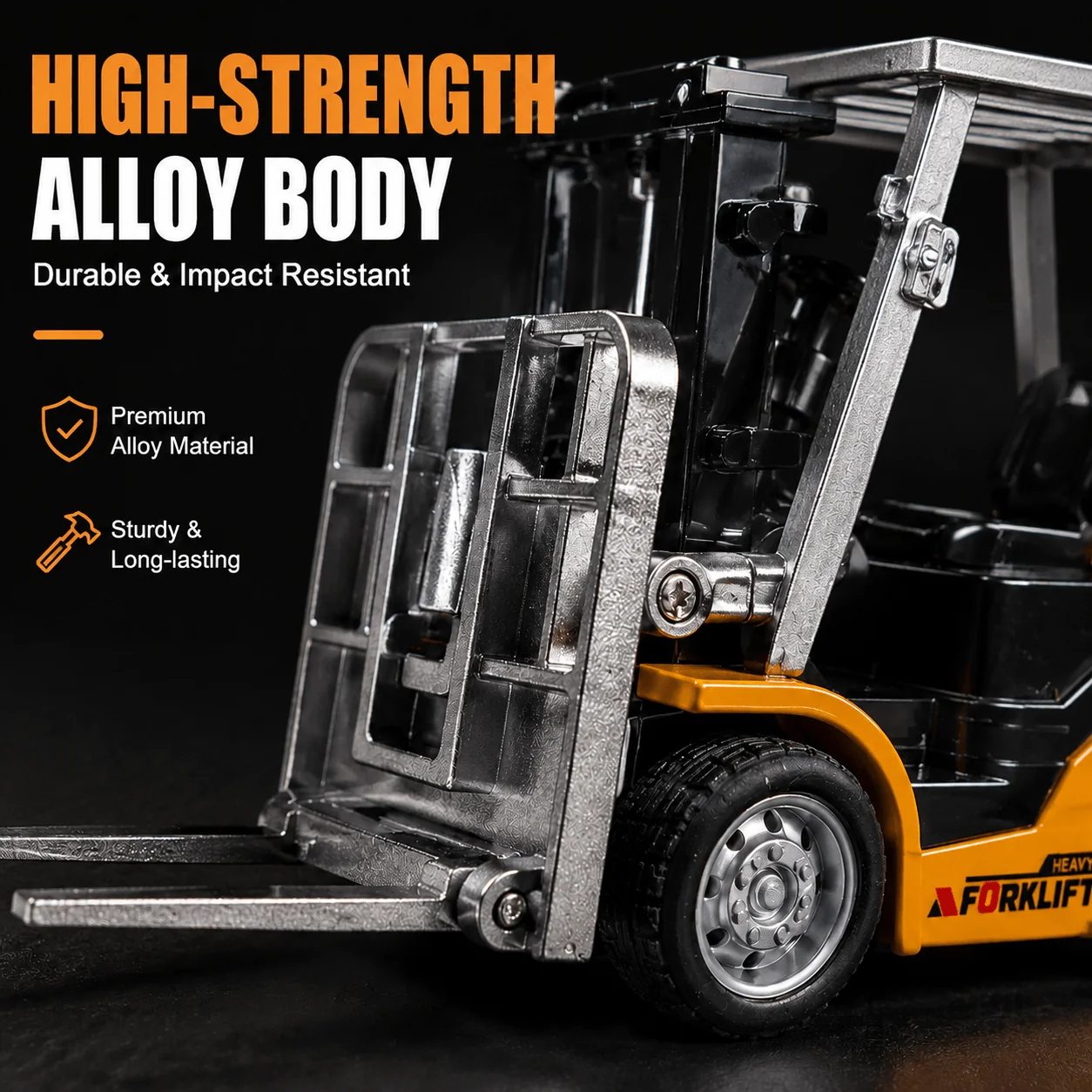 Alloy RC Forklift view 5