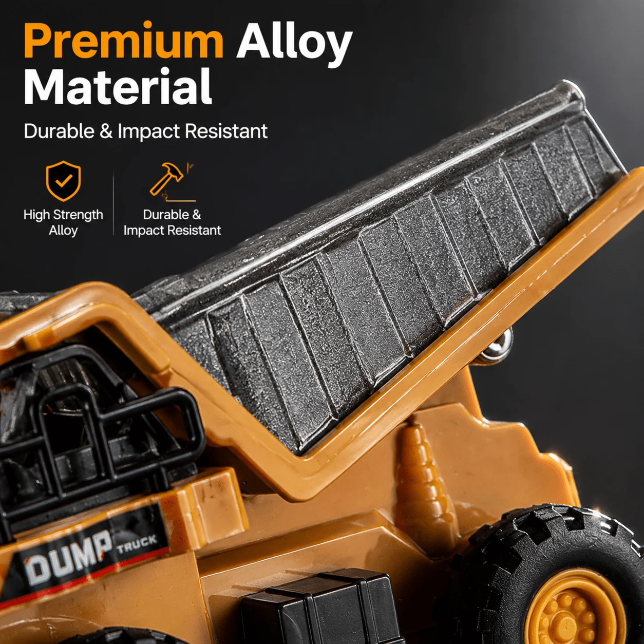 Alloy RC Dump Truck view 6