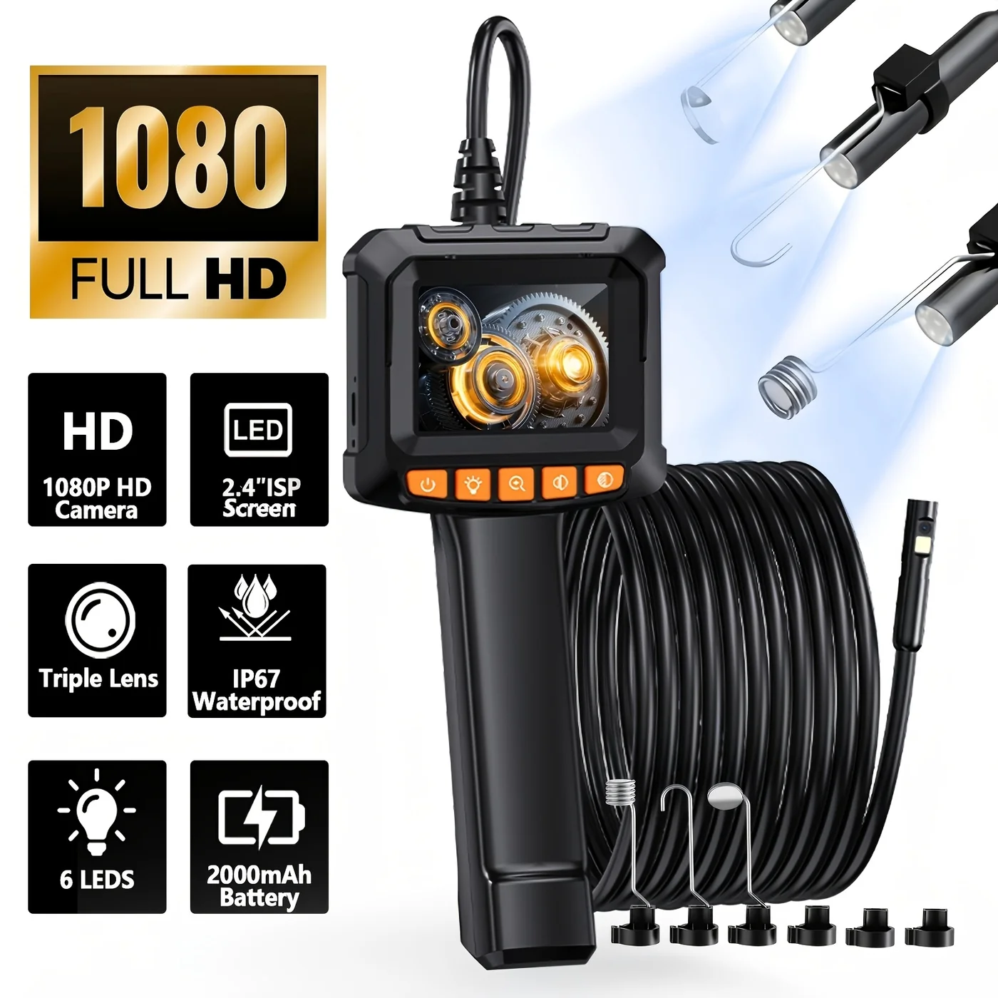 Dual Lens Endoscope Camera view 2